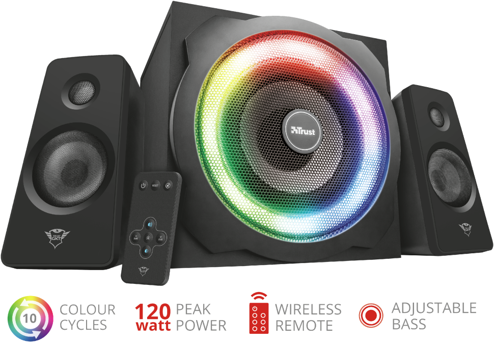 2.1 speakers with remote